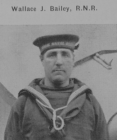 Bailey W J Seaman 2467A HMS Cressy Royal Naval Reserve
