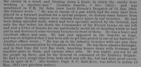Rait-Kerr W C Captain DSO Royal Field Artillery Obit Part 2