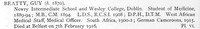 Beatty G MO Obit