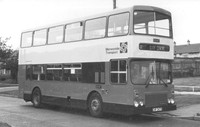 Merseyside Transport Dennis Dominator 0047 No 12 To City Centre Regiatration No CHF 347X
