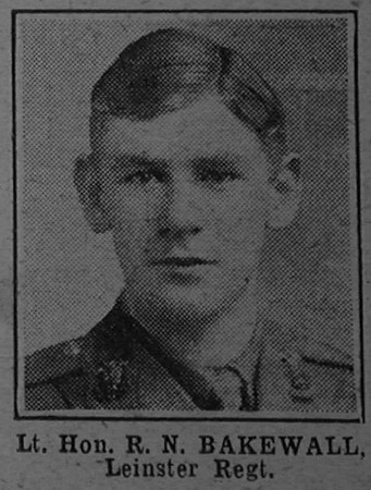 Barnewall R N The Hon 5th Attd 2nd Leinster Regiment The War Illustrated 4th May 1918