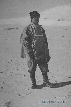 Captain Robert  Scott Before Leaving For The Southern Journey