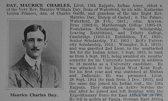 Day M C Lt Indian Army Obit Part 1