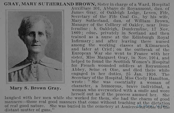 Gray M S B Sister Nursing Staff Obit