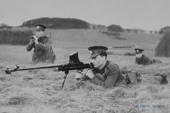 The Territorial Army Using Anti Tank Rifles 1930s
