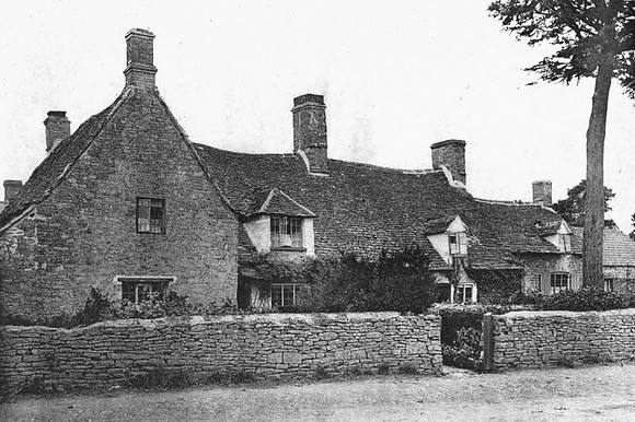 Cottages At Finstock Oxfordshire 1905