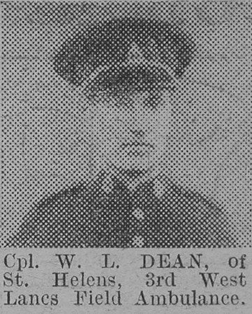 Dean W L Cpl Royal Army Medical Corps The Vivid 27th Feb 1915