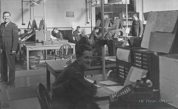 Post War Army Communications Post Room