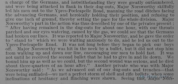 Norsworthy E C Major 13th Royal Highlanders Of Canada Canadian Expeditionary Force Obit Part 3