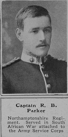 Parker R B Captain Northamptonshire Regiment The Sphere 31st Oct 1914