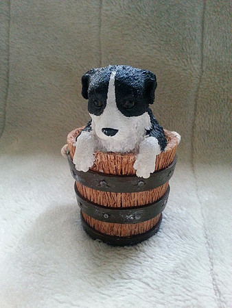House Of Valentina Border Collie Puppy Figure