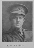 Thomson A W 2nd Lt 9th North Staffs Regiment