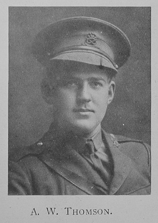 Thomson A W 2nd Lt 9th North Staffs Regiment