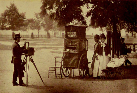 A Photographer On Clapham Common 1877