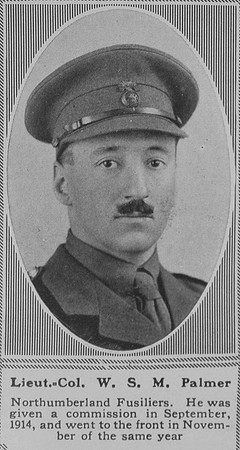 Palmer W S M Lt Col Northumberland Fusiliers The Sphere 20th Mar 1919