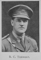 Tennent B C Major MC + Bar Royal Army Medical Corps