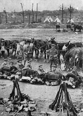 A Cavalry Lunch On The Western Front