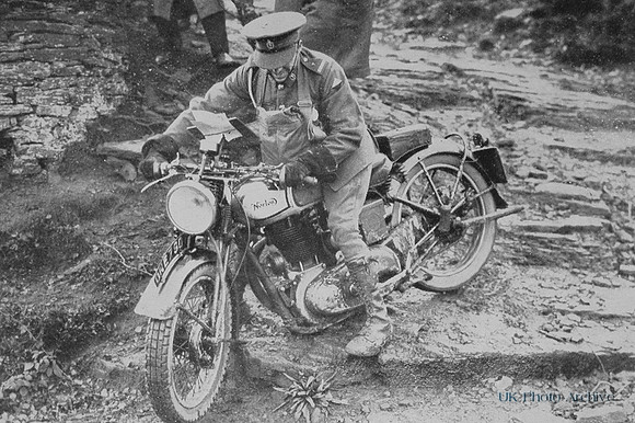Army Signals On A Sporting Course On The Derbyshire Moors 1930s