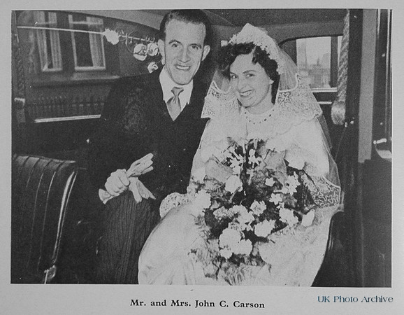 Carson John C And Greer Mary Wedding