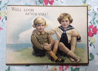 Raphael Tuck Wartime Christmas Card Front