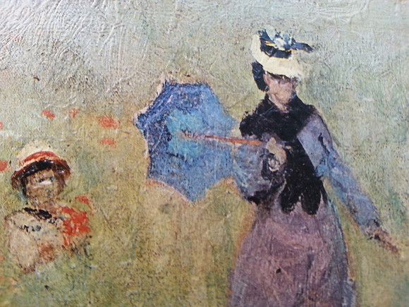 Vintage Print In Relief By Spadem Paris Les Coquelicots (Poppies Blooming) Monet