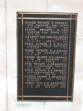 Epsom Cemetery Memorial Plaque 6