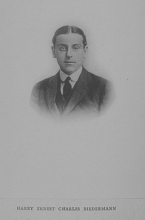 Biedermann H C E 2nd Lt Royal Flying Corps
