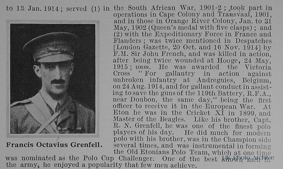 Grenfell F O Captain VC 9th Lancers Obit Part 2