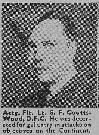 Coutts-Wood S F Acting Flt Lt DFC Royal Air Force