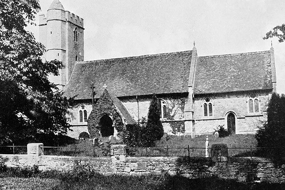 Little Wittenham Church 1890s