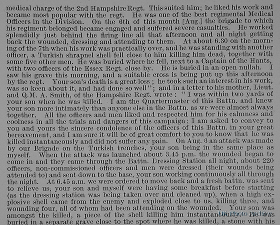 Levi K M Captain Australian Army Medical Corps Obit Part 2