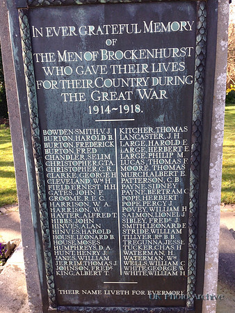 Brockenhurst War Memorial Photo 1