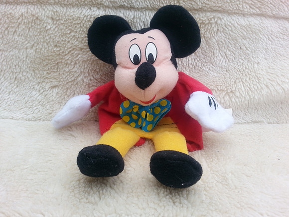 McDonald's Toy Disneyland Paris Plush Toy 2001 Mickey Mouse