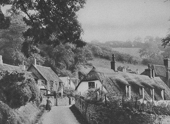The Village Of Holford 1920s
