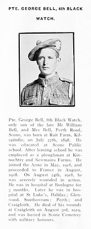 Bell G Pte S-25831 8th Black Watch