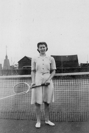 Playing Tennis In The `1950s