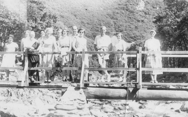 A Group Of Walkers 1950s