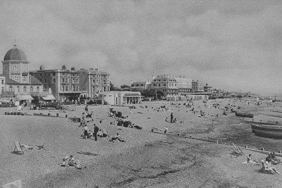 The Beach At Worthing 1920s