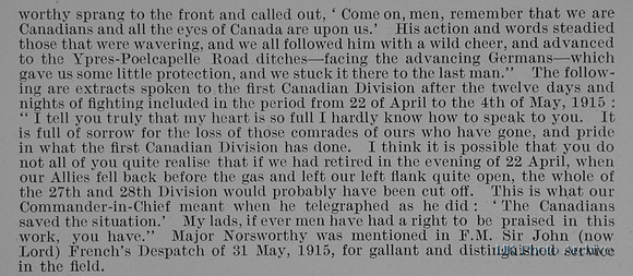Norsworthy E C Major 13th Royal Highlanders Of Canada Canadian Expeditionary Force Obit Part 4