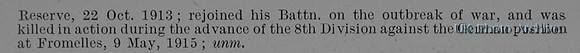 Jackson T Pte 5451 2nd East Lancs Regiment Obit Part 2