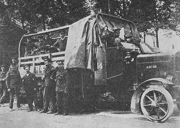 An Army Service Corps British Travelling Repair Shop