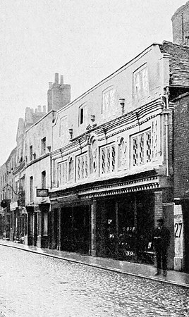 Old Houses In Godalming High Street 1904