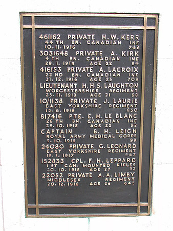 Epsom Cemetery Memorial Plaque 8