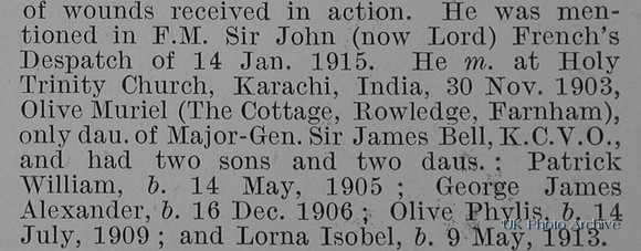 Humphreys G G P Major Indian Army Obit Part 2 De Ruvignys Roll Of Honour Vol 1