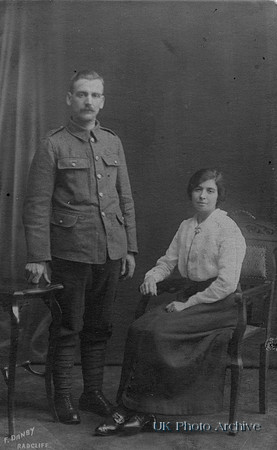 A First World War Soldier With His Wife
