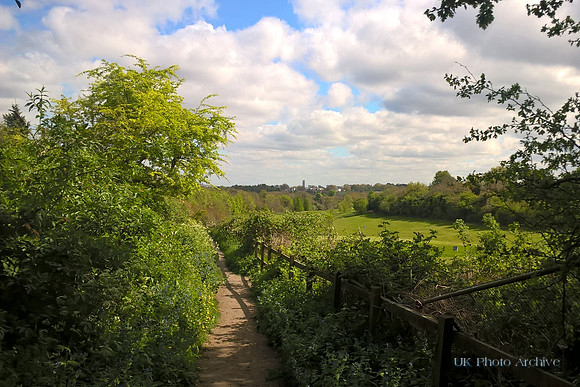 The View Across The Oaks Golf Course Carshalton 18th April 2017