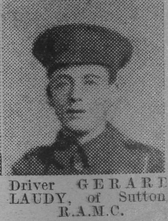 Laudy G Dvr Royal Army Medical Corps The Vivid 20th Feb 1915