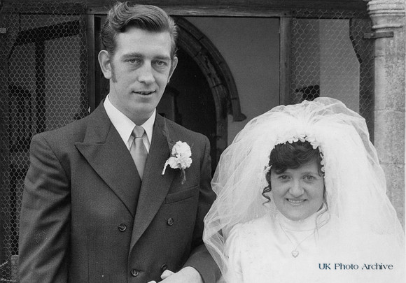 Wedding Of Malcolm C Harrison And Sheila A A Broughton North Walsham Norfolk 1972
