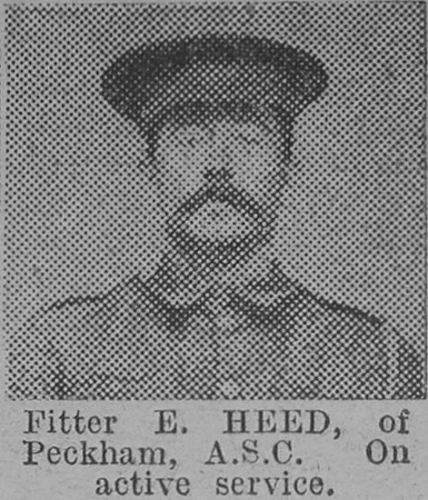 Heed E Fitter Army Service Corps The Vivid 27th Feb 1915
