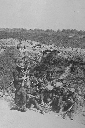 Royal Irish Fusiliers Near The Front Line In Belgium May 1940